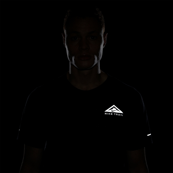 Nike Dri-FIT Solar Chase Maglietta - Black/White