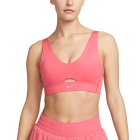 Nike Dri-FIT Indy Sujetador Deportivo - Sea Coral/Celestial Gold