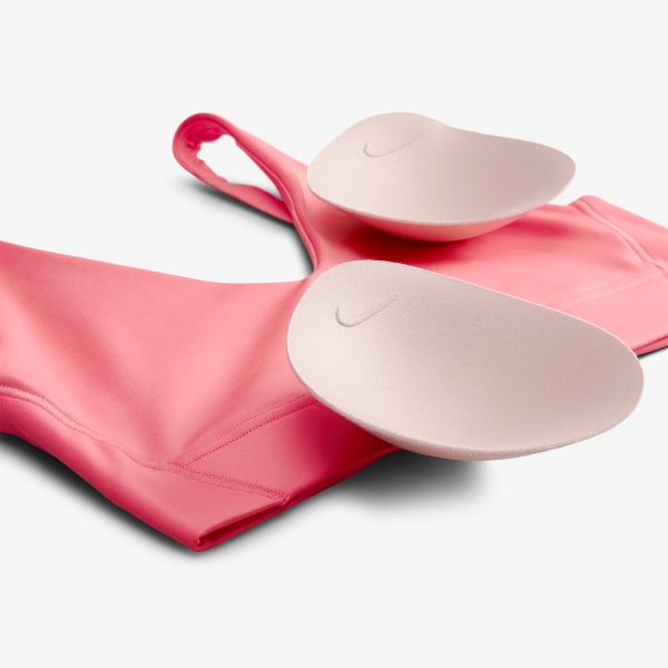 Nike Dri-FIT Indy Sujetador Deportivo - Sea Coral/Celestial Gold