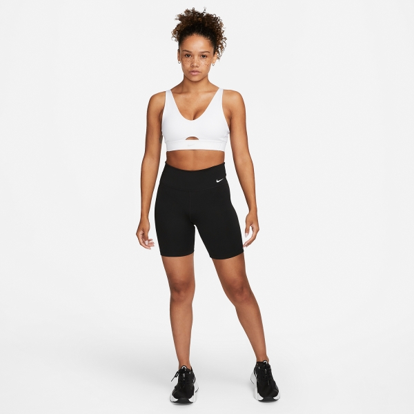 Nike Womens Dri-FIT Indy LL Bra - White/White