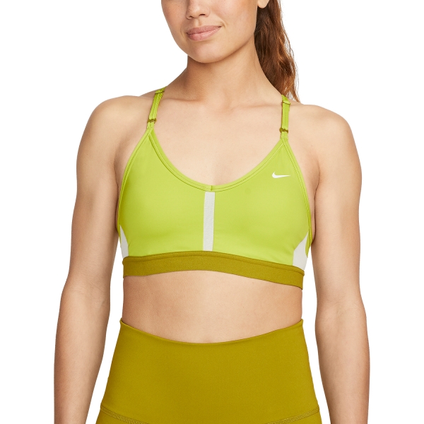 Women's Sports Bra Nike Indy Sports Bra  Bright Cactus/Coconut Milk/Moss/White CZ4456308