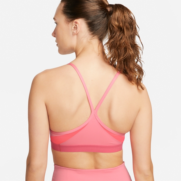 Nike Indy Reggiseno Sportivo - Coral Chalk/Hot Punch/Sea Coral/White