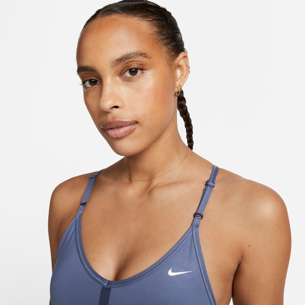 Nike Indy Sports Bra - Diffused Blue/Midnight Navy/White