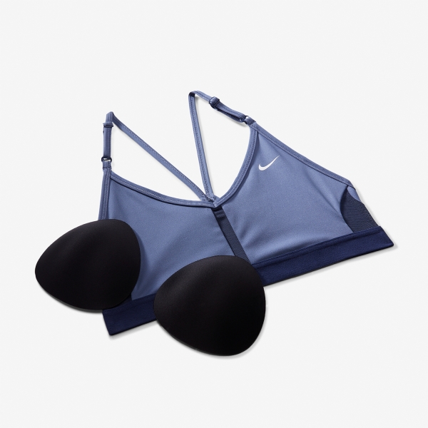 Nike Indy Sports Bra - Diffused Blue/Midnight Navy/White