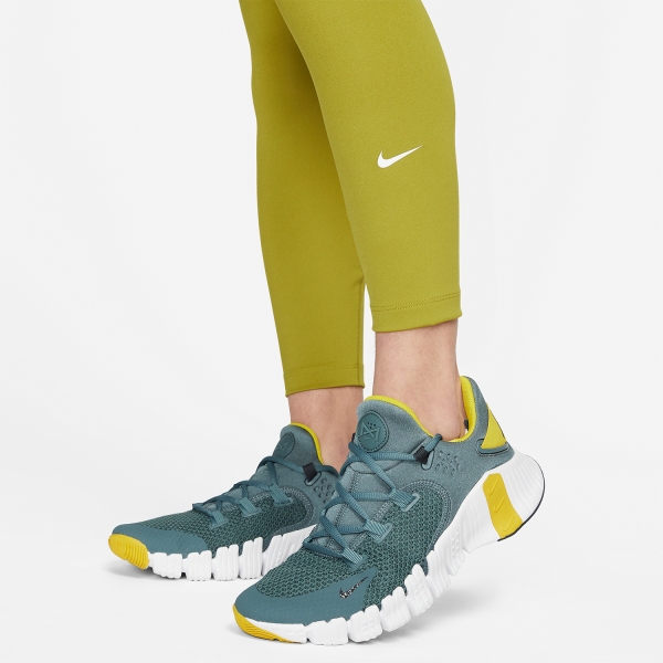 Nike One 7/8 Women's Training Tights - Moss/White