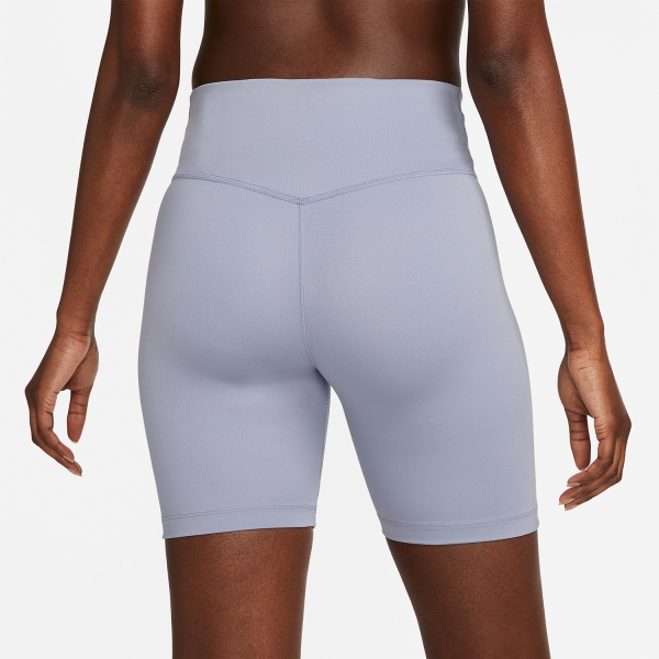 Nike One Mid Rise 7in Shorts - Indigo Haze/White