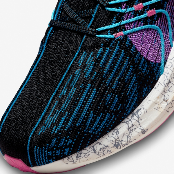 Nike Pegasus Turbo Next Nature SE - Black/Fuchsia Dream/Green Abyss