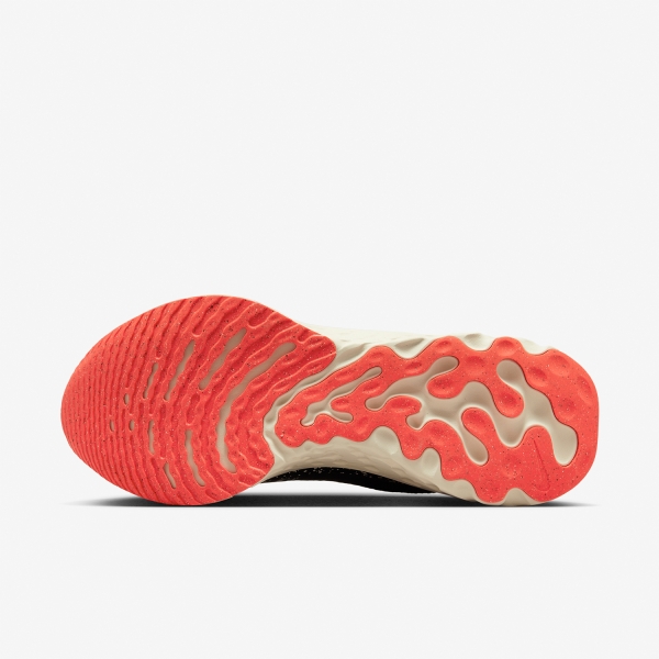 Nike React Infinity Run Flyknit 3 - Black/Obsidian/Bright Crimson