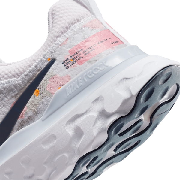 Nike React Infinity Run Flyknit 3 Premium - White/Midnight Navy/Platinum Pint