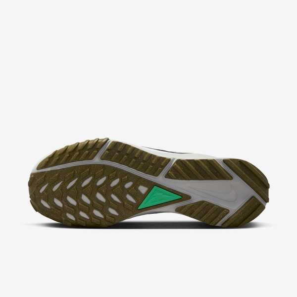 Nike React Pegasus Trail 4 - Black/White/Olive Flak/Spring Green