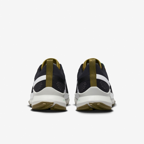 Nike React Pegasus Trail 4 - Black/White/Olive Flak/Spring Green
