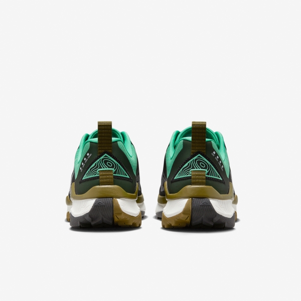 Nike React Wildhorse 8 - Black/White/Spring Green/Olive Flak
