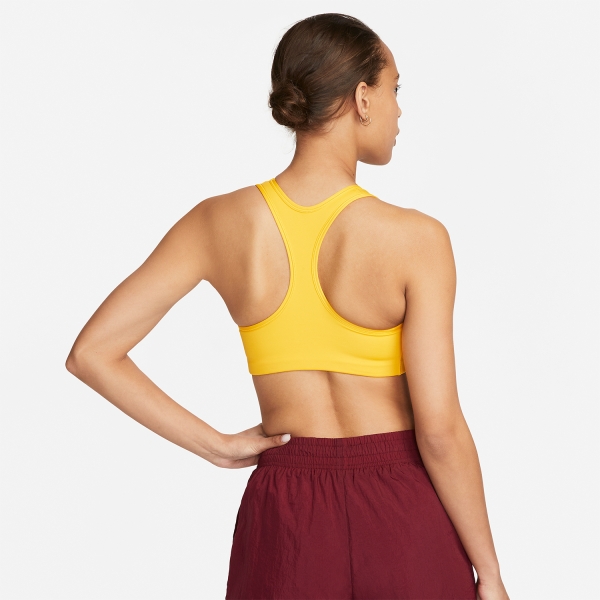 Nike Swoosh Sports Bra - University Gold/White