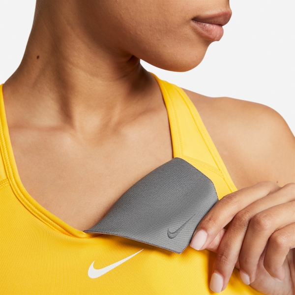 Nike Swoosh Sports Bra - University Gold/White
