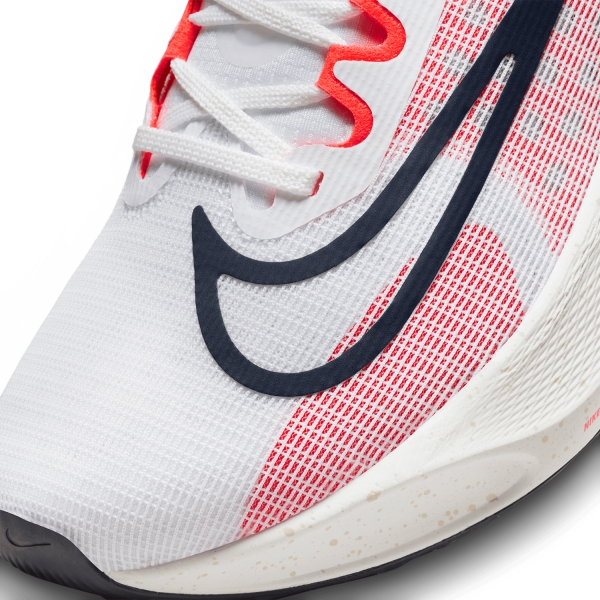 Nike Zoom Fly 5 - White/Obsidian/Bright Crimson