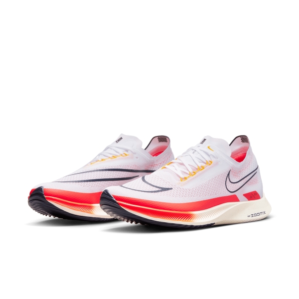 Nike ZoomX Streakfly - White/Obsidian/Bright Crimson/Sail