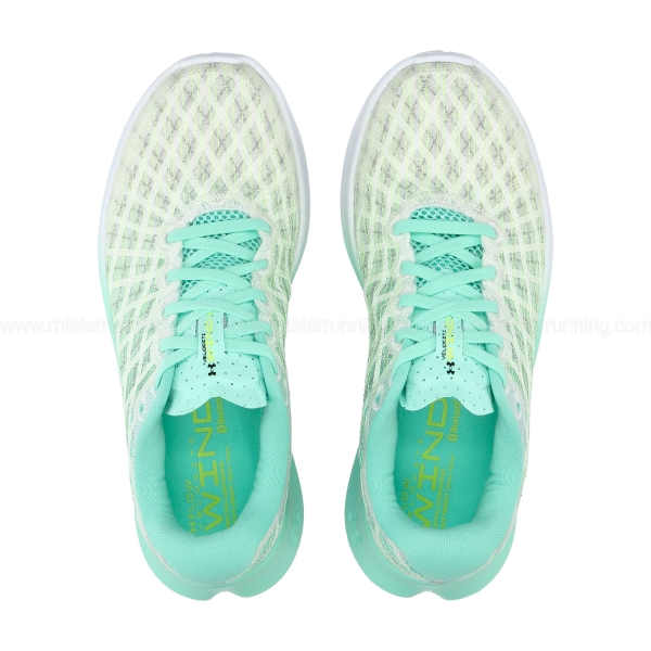 Under Armour Flow Velociti Wind 2 - White/Green Breeze/Black