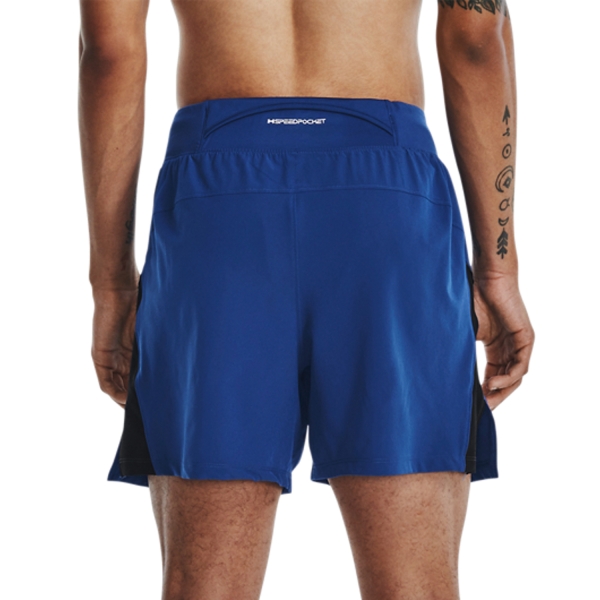 Under Armour Launch Elite 5in Shorts - Blue Mirage/Black/Reflective