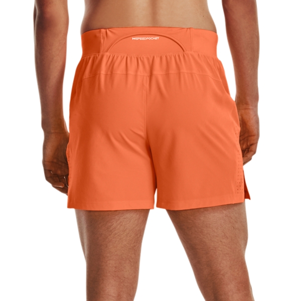 Under Armour Launch Elite 5in Shorts - Orange Blast