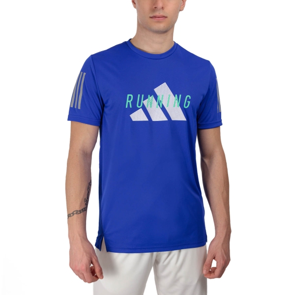 Men's Running T-Shirt adidas Performance Logo TShirt  Lucid Blue IC0212