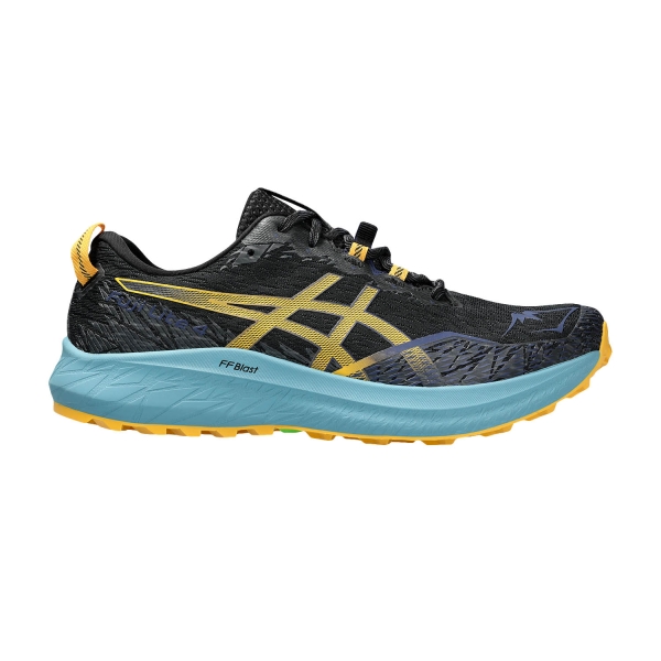 Men's Trail Running Shoes Asics Asics Fuji Lite 4  Black/Honey  Black/Honey 