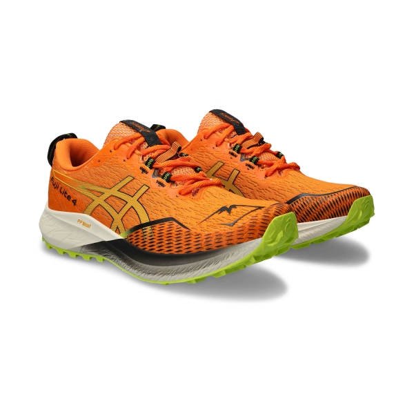 Asics Fuji Lite 4 - Bright Orange/Neon Lime