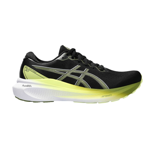 Men's Structured Running Shoes Asics Gel Kayano 30  Black/Glow Yellow 1011B548003