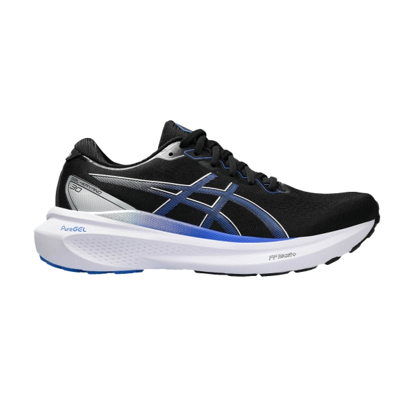 Men's Structured Running Shoes Asics Asics Gel Kayano 30  Black/Illusion Blue  Black/Illusion Blue 