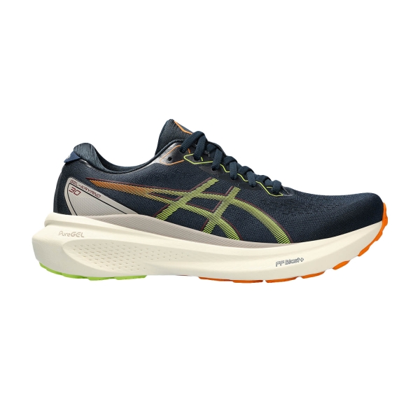 Men's Structured Running Shoes Asics Gel Kayano 30  French Blue/Neon Lime 1011B548403