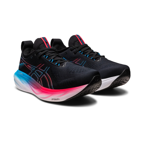 Asics Gel Nimbus 25 - Black/Electronic Red