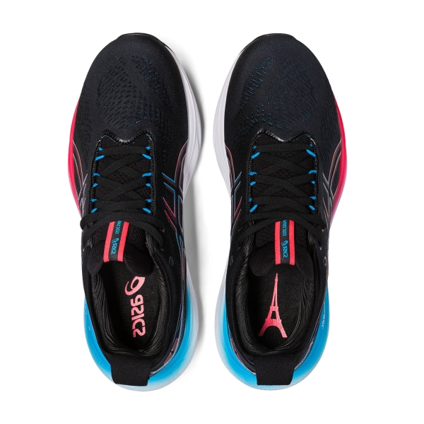 Asics Gel Nimbus 25 - Black/Electronic Red