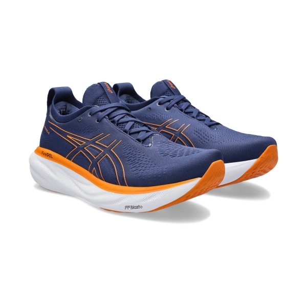 Asics Gel Nimbus 25 - Deep Ocean/Bright Orange