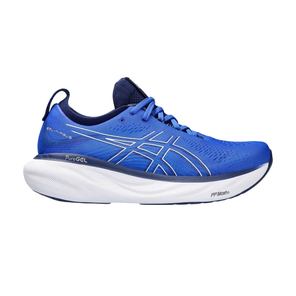 Men's Neutral Running Shoes Asics Gel Nimbus 25  Illusion Blue/Pure Silver 1011B547404