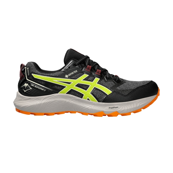 Men's Trail Running Shoes Asics Gel Sonoma 7 GTX  Graphite Grey/Neon Lime 1011B593020
