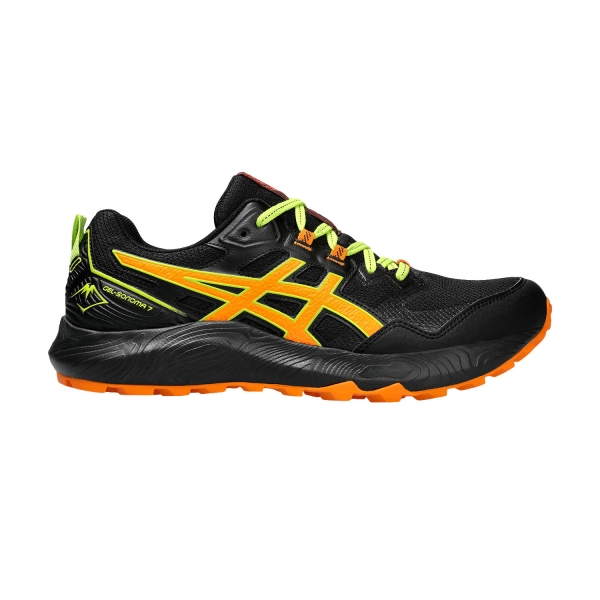 Men's Trail Running Shoes Asics Gel Sonoma 7  Black/Bright Orange 1011B595002