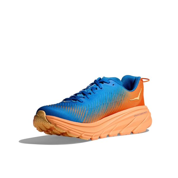 Hoka Rincon 3 Wide - Coastal Sky/Vibrant Orange