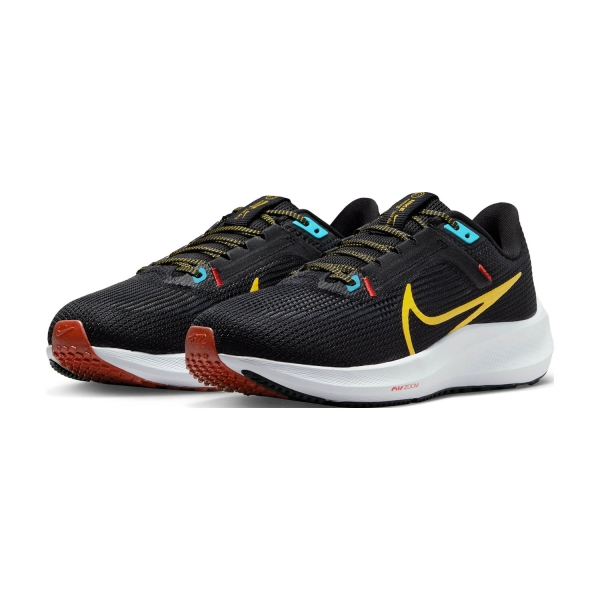 Nike Air Zoom Pegasus 40 - Black/Speed Yellow/Dark Smoke Grey