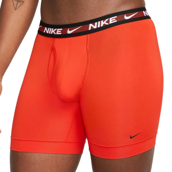 Men's Briefs and Boxers Underwear Nike Brief x 3 Boxer  Team Orange/Uni Blue/Black 0000KE1153AMG