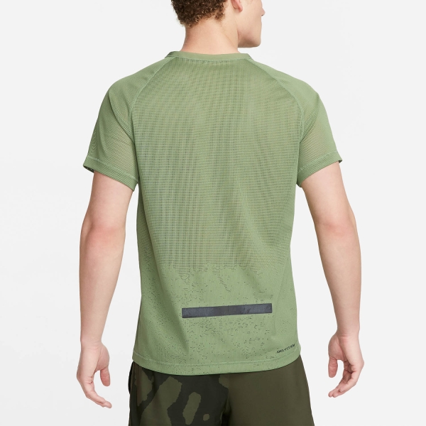 Nike Dri-FIT ADV Division TechKnit T-Shirt - Oil Green/Reflective Black