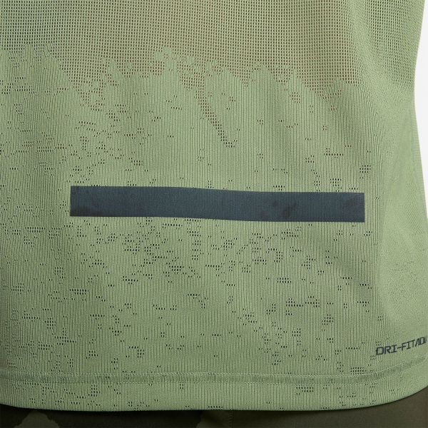Nike Dri-FIT ADV Division TechKnit T-Shirt - Oil Green/Reflective Black