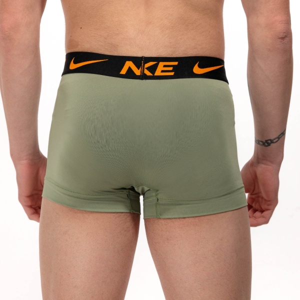 Nike Dri-FIT Essential Micro x 3 Boxer - Graffiti Print/Black/Oil Green