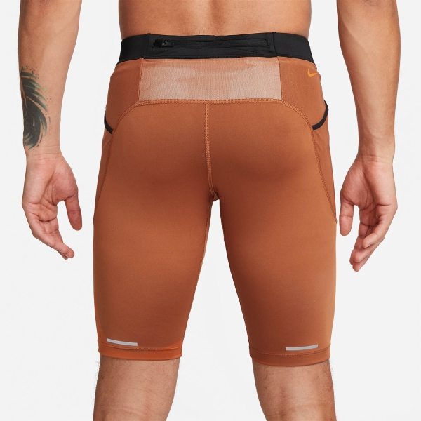 Nike Trail Dri-FIT Lava Loops 9.5in Shorts - Dark Russet/Black/Bright Mandarin