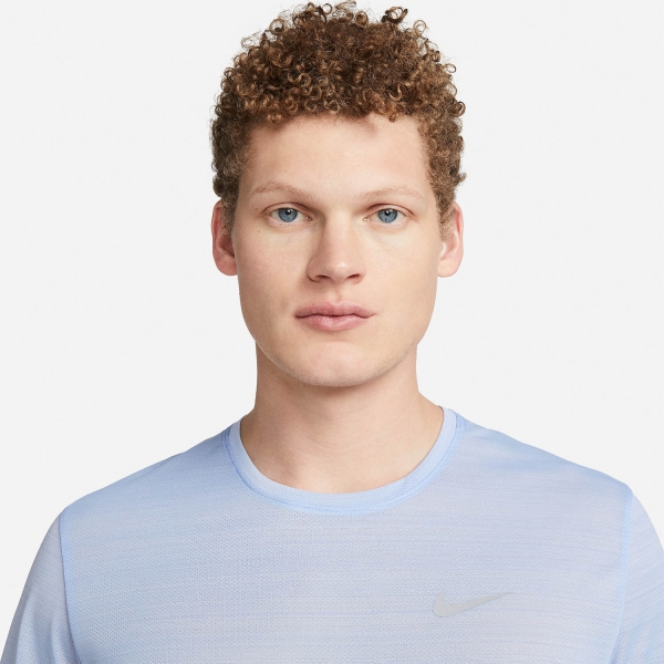 Nike Dri-FIT Miler Breathe T-Shirt - Cobalt Bliss/Reflective Silver