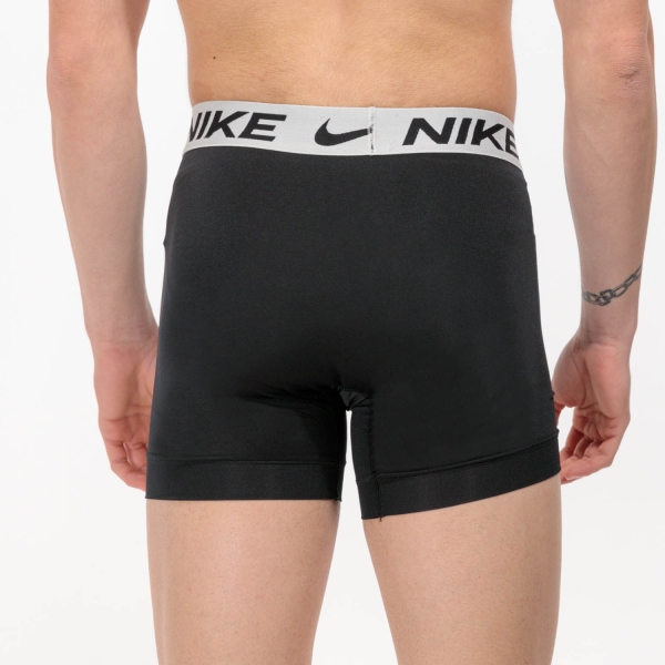 Nike Dri-FIT Performance x 3 Boxers Largos - Black/White