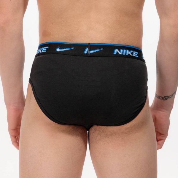 Nike Graphic x 3 Briefs - Black/Trasparency Wb