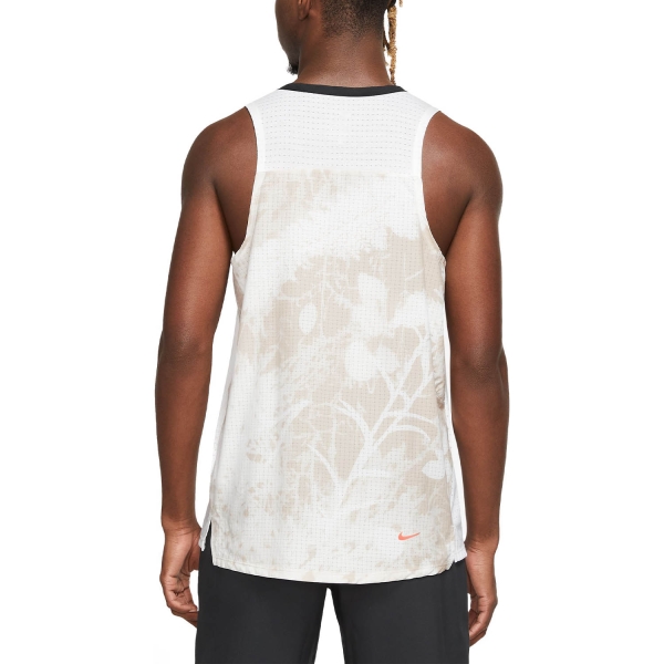 Nike Trail Solar Chase Canotta - White/Bright Mandarin