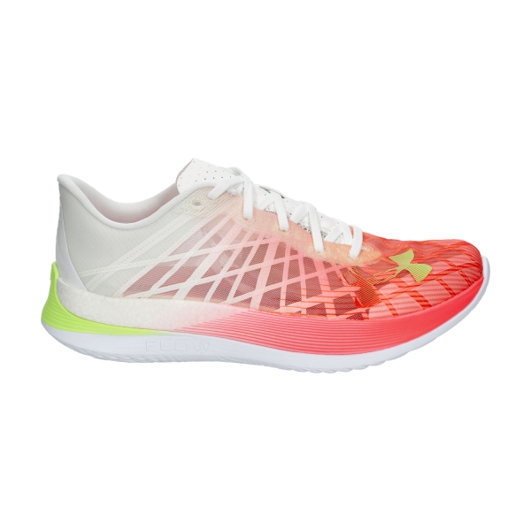 Men's Performance Running Shoes Under Armour Flow Velociti Elite  White/Beta/Quirky Lime 30268010101