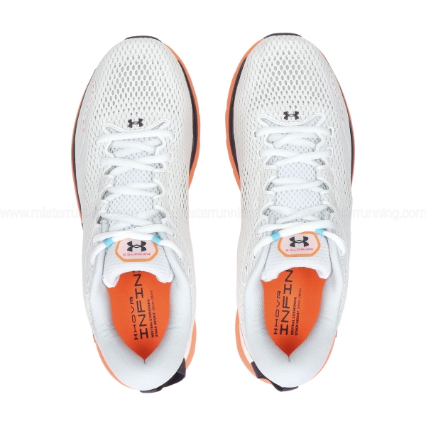 Under Armour HOVR Infinite 5 - White/Orange Blast