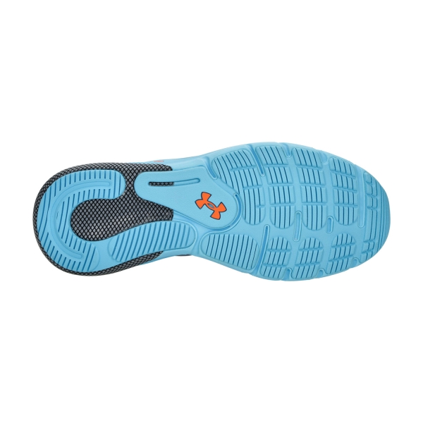 Under Armour HOVR Turbulence - Gravel/Blue Surf