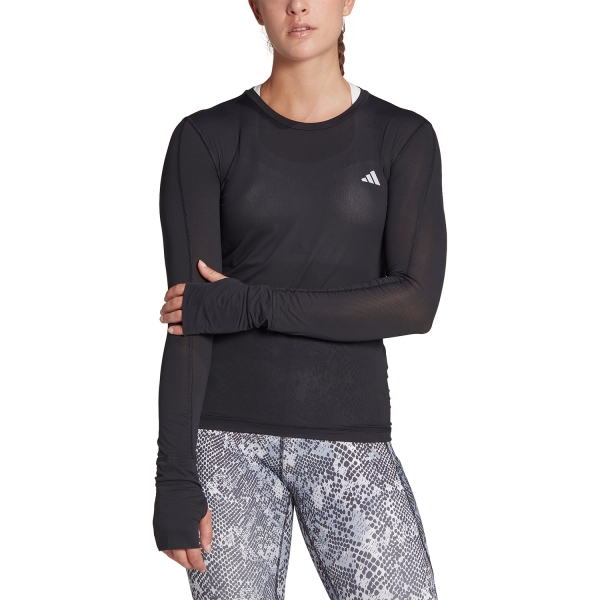 Women's Running Shirt adidas AEROREADY Fast Shirt  Black HR5701